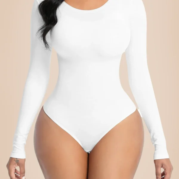 Long Sleeves Tummy Control Butt Lift Bodysuit
